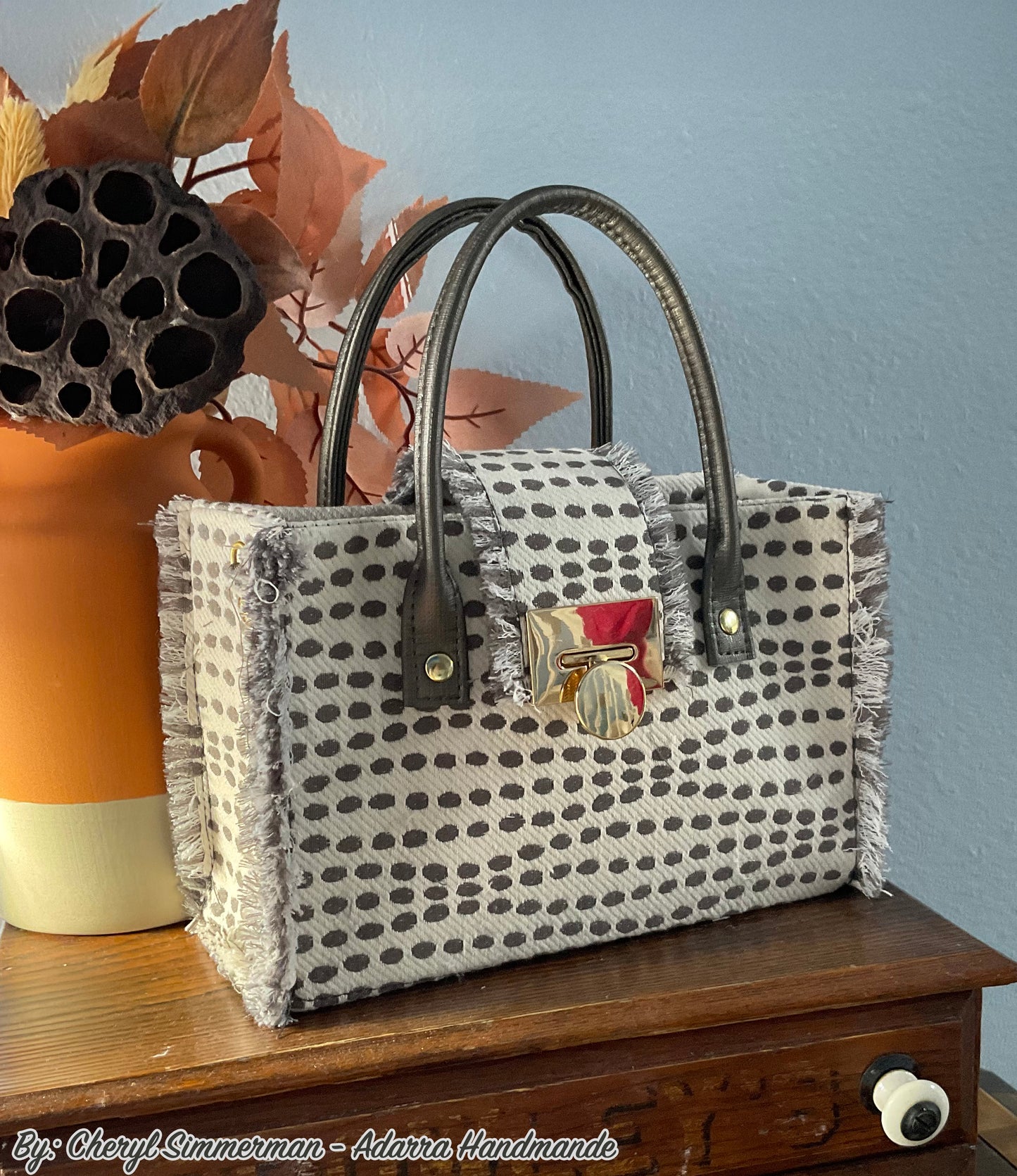 Florence Frayed Bag - PDF Sewing Pattern