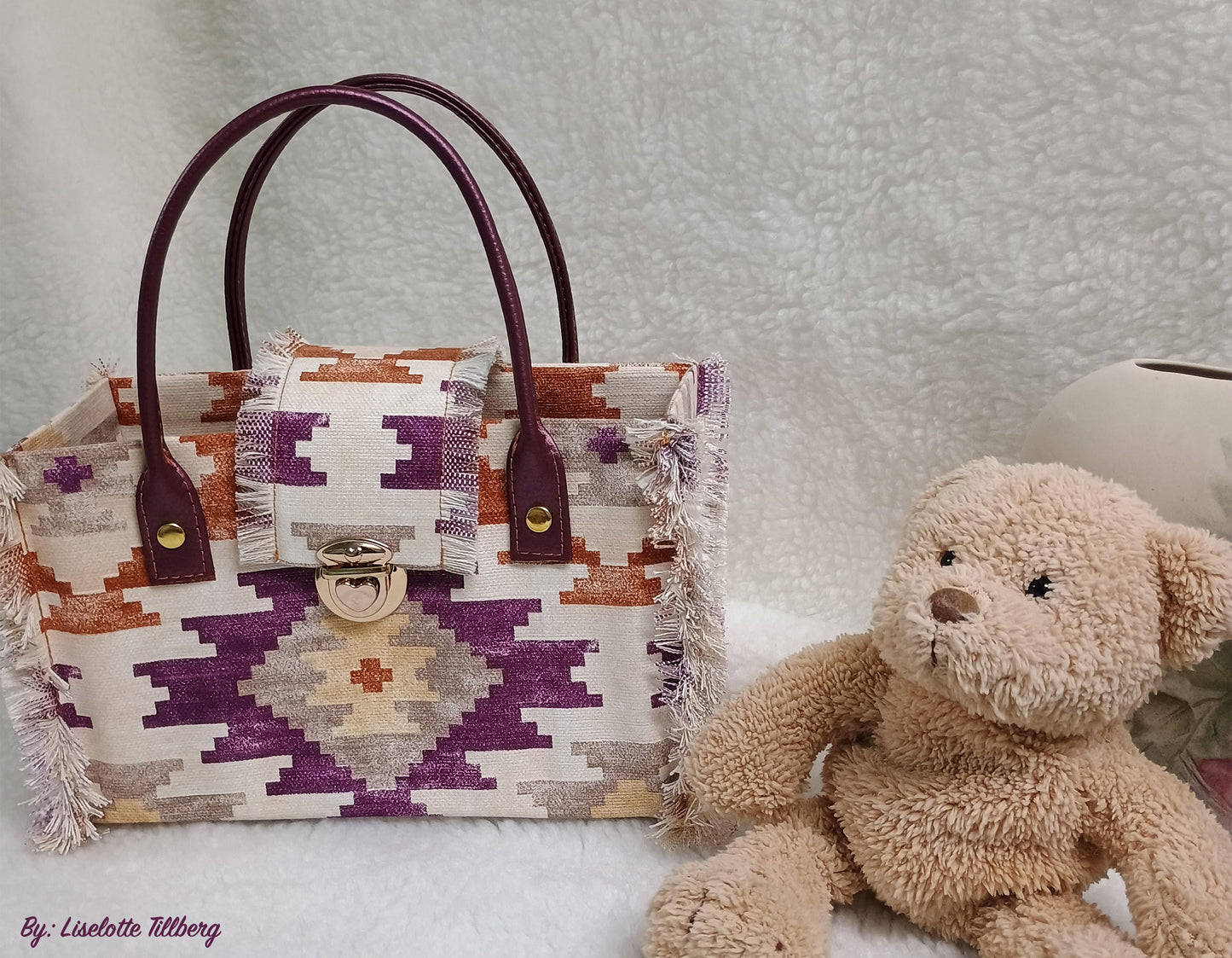 Florence Frayed Bag - PDF Sewing Pattern