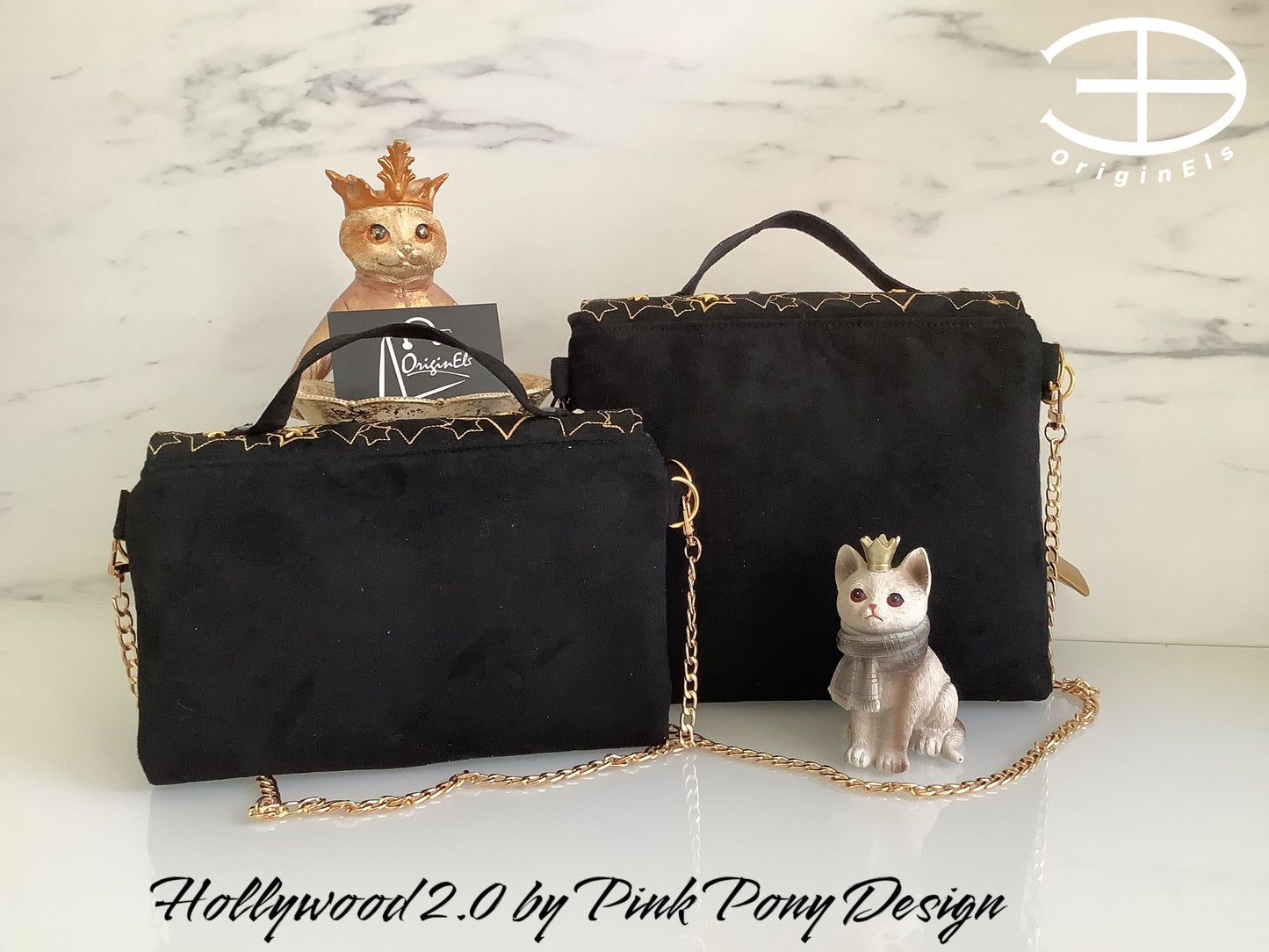 Hollywood Handbag - Two sizes - PDF Sewing Pattern